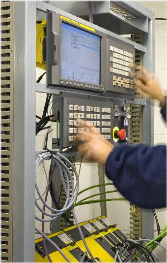 fanuc testing, gefanuc series 18-ib test rig